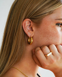 Hunter & Hare - Emilia Voluptuous Gold Hoops