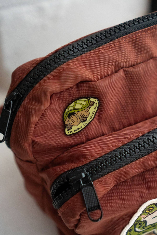 Stay Home Club - About to Snap Pin | Enamel Lapel Pin