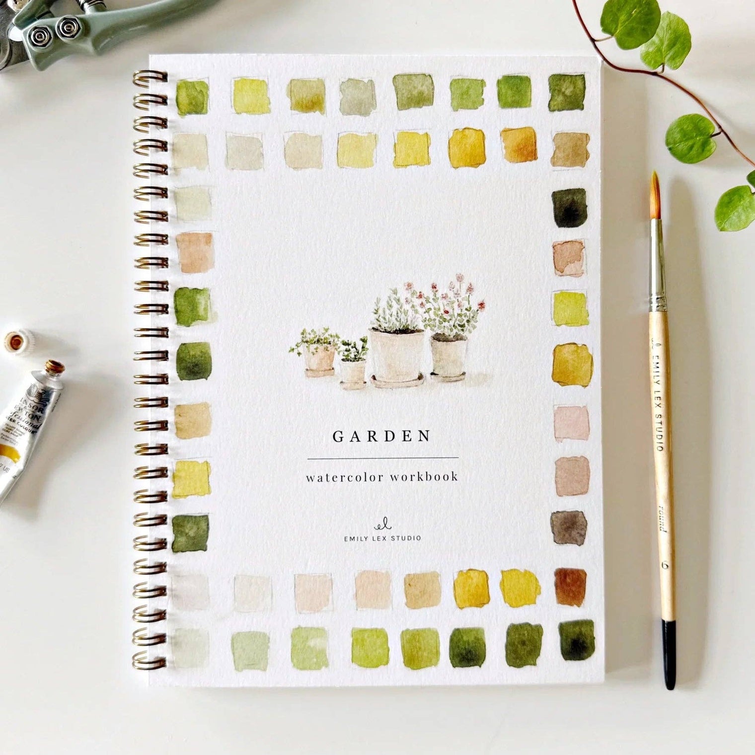 Emily Lex Studios - Garden Watercolor Workbook