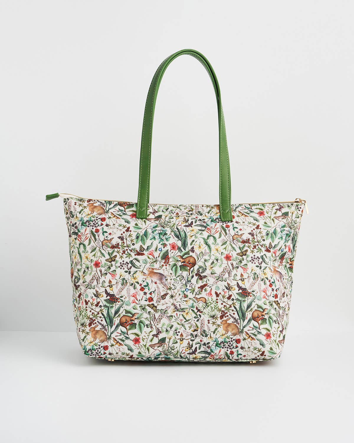 Fable England - Garden Floral Cream Grab Tote