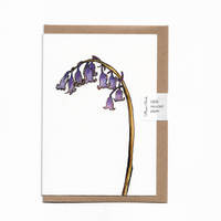 Flower Brick - A6 100% Recycled "Bluebell" Greeting Card