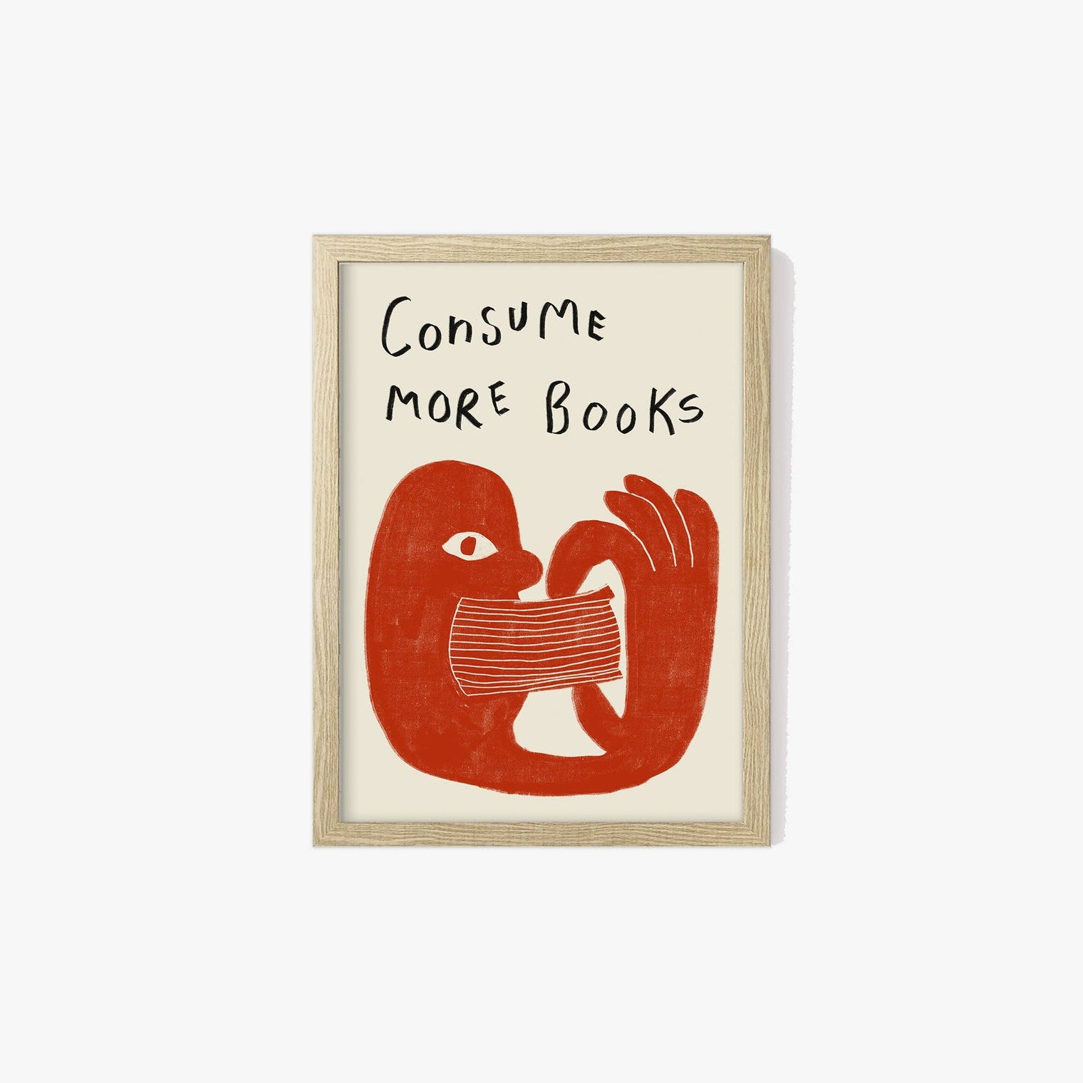 Consume More Books Print