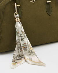 Fable England UK - Amelia Shoulder Bag in Khaki Suedette
