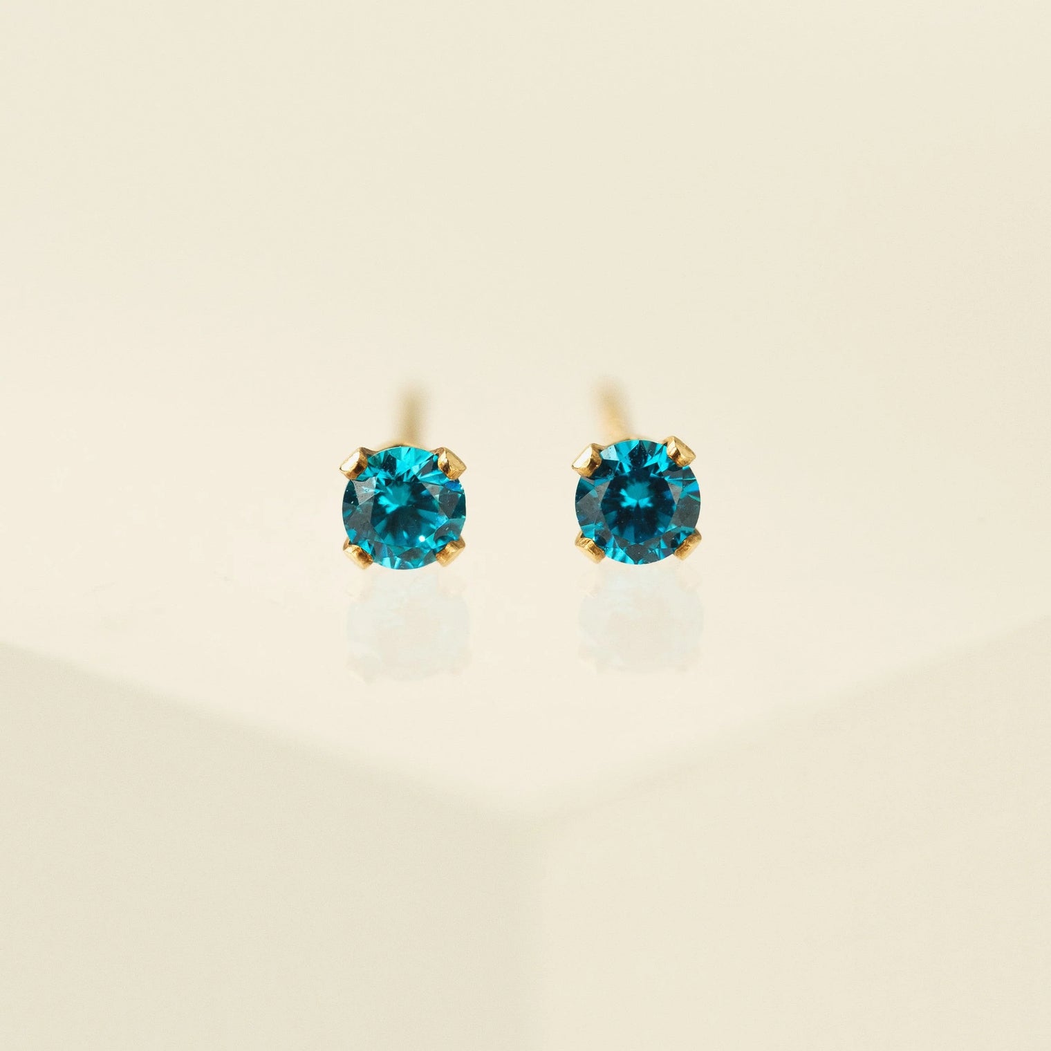 Kaleidoscope Birthstone Studs (Gold) - Lover's Tempo