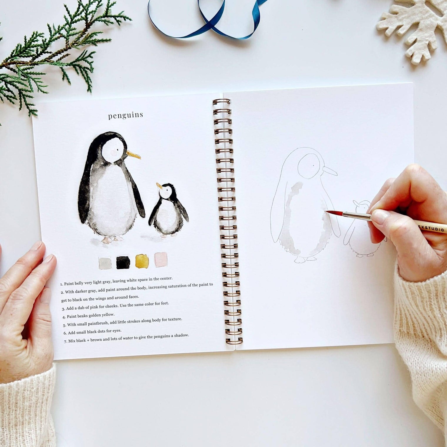 Emily Lex - Winter Watercolor Workbook