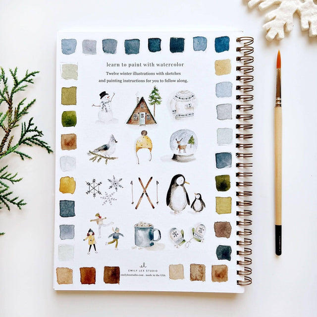 Emily Lex - Winter Watercolor Workbook