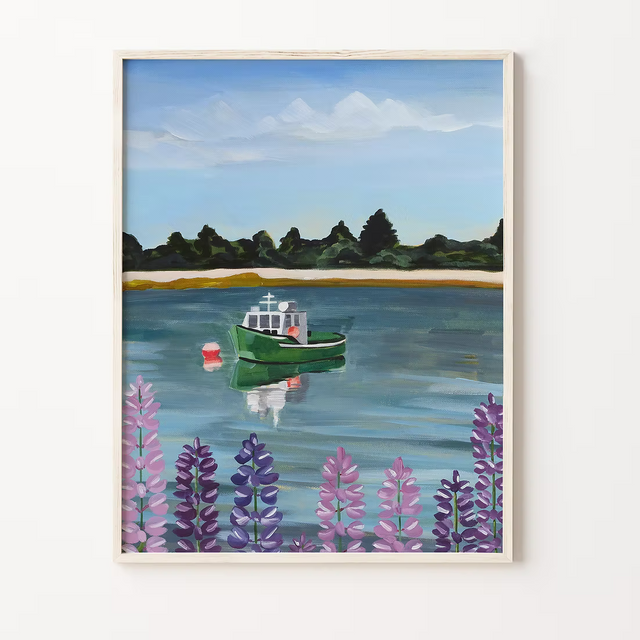 Dover's Quiet Cove Vertical Art Print