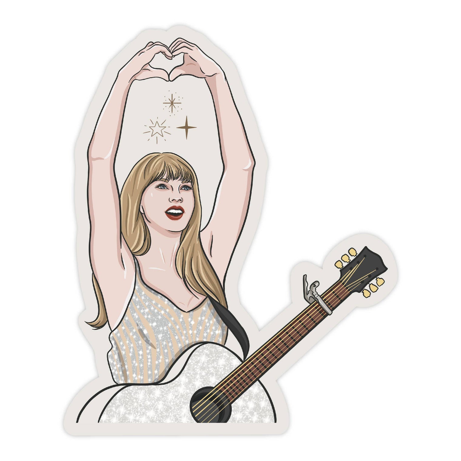 Taylor Fearless Pop Culture Sticker