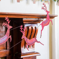 East End Press - Reindeers Sewn Garland