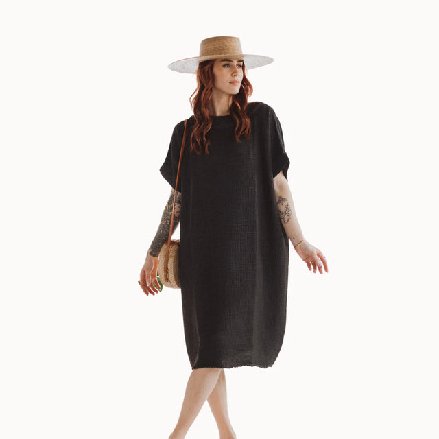 Crinkle Balloon Dress