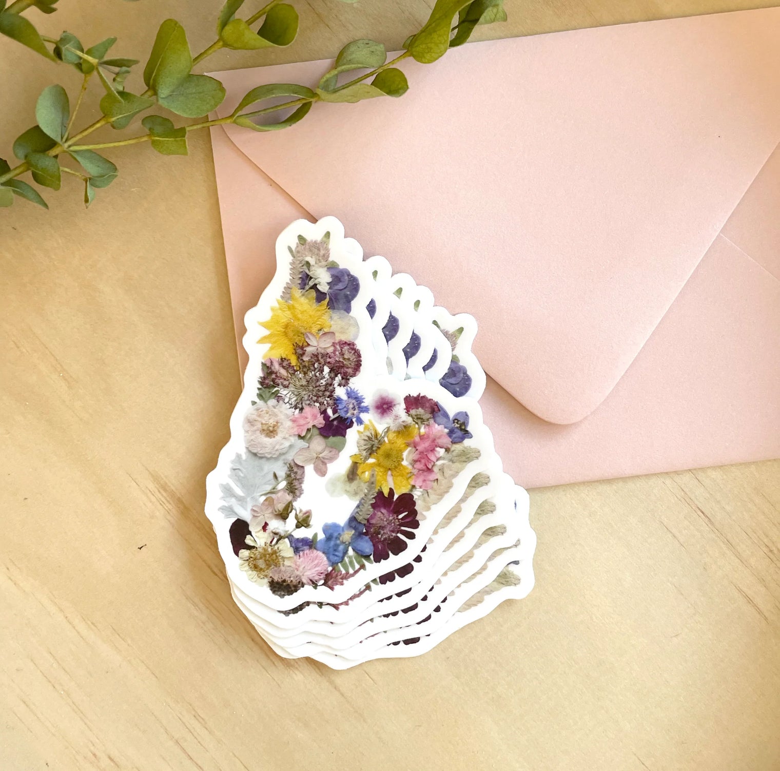 Seek & Bloom - Cape Breton Pressed Flower Map - Sticker