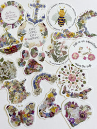 Seek & Bloom - Cape Breton Pressed Flower Map - Sticker