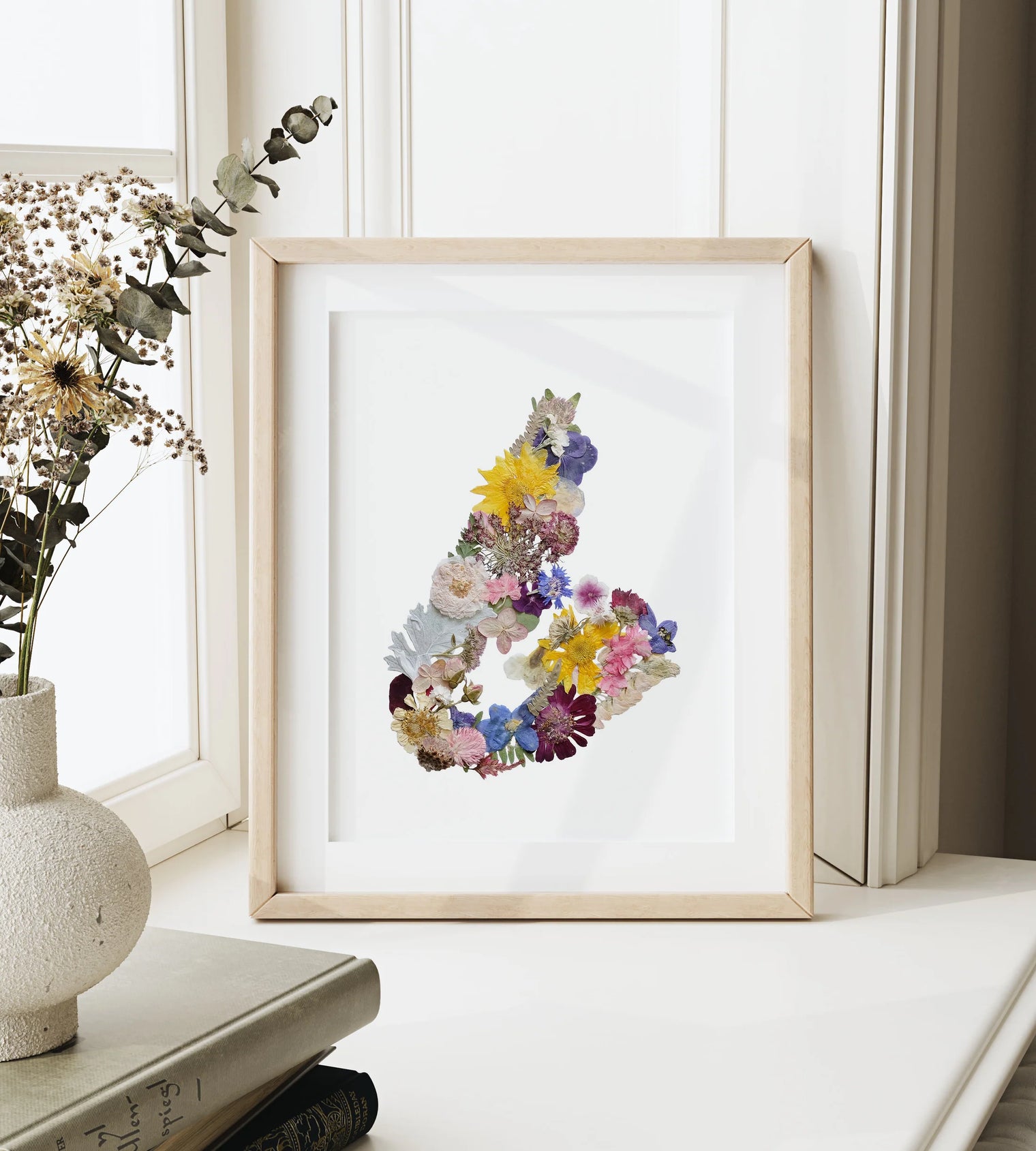 Seek & Bloom - Cape Breton Flower Map Art Print - 8x10