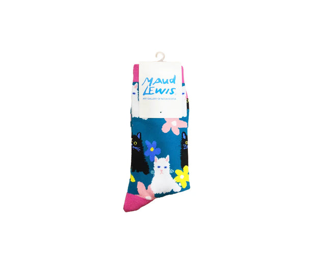 Maud Lewis Cat Socks