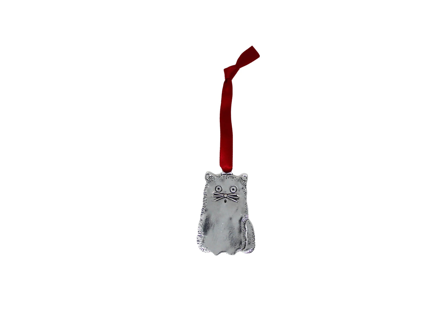 Maud Lewis Pewter Ornament - Black Cat