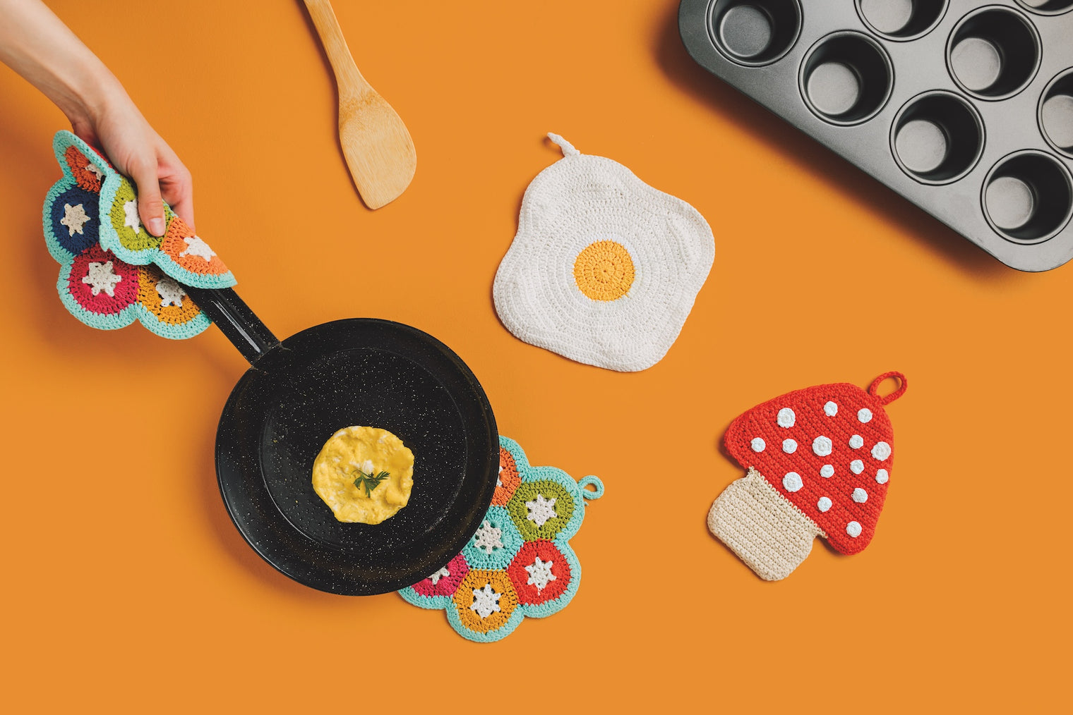 Loop de Loop Crochet Trivet
