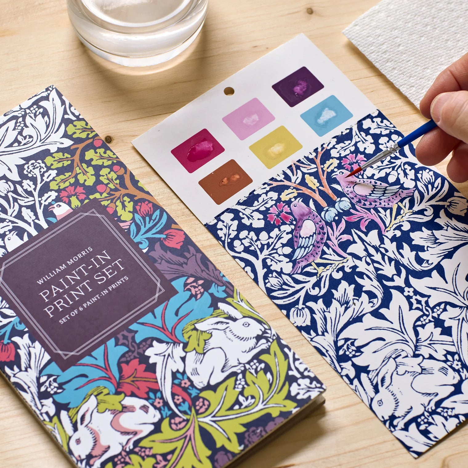 William Morris - Paint-In Print Set