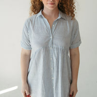 Collared Button Shirt Dress