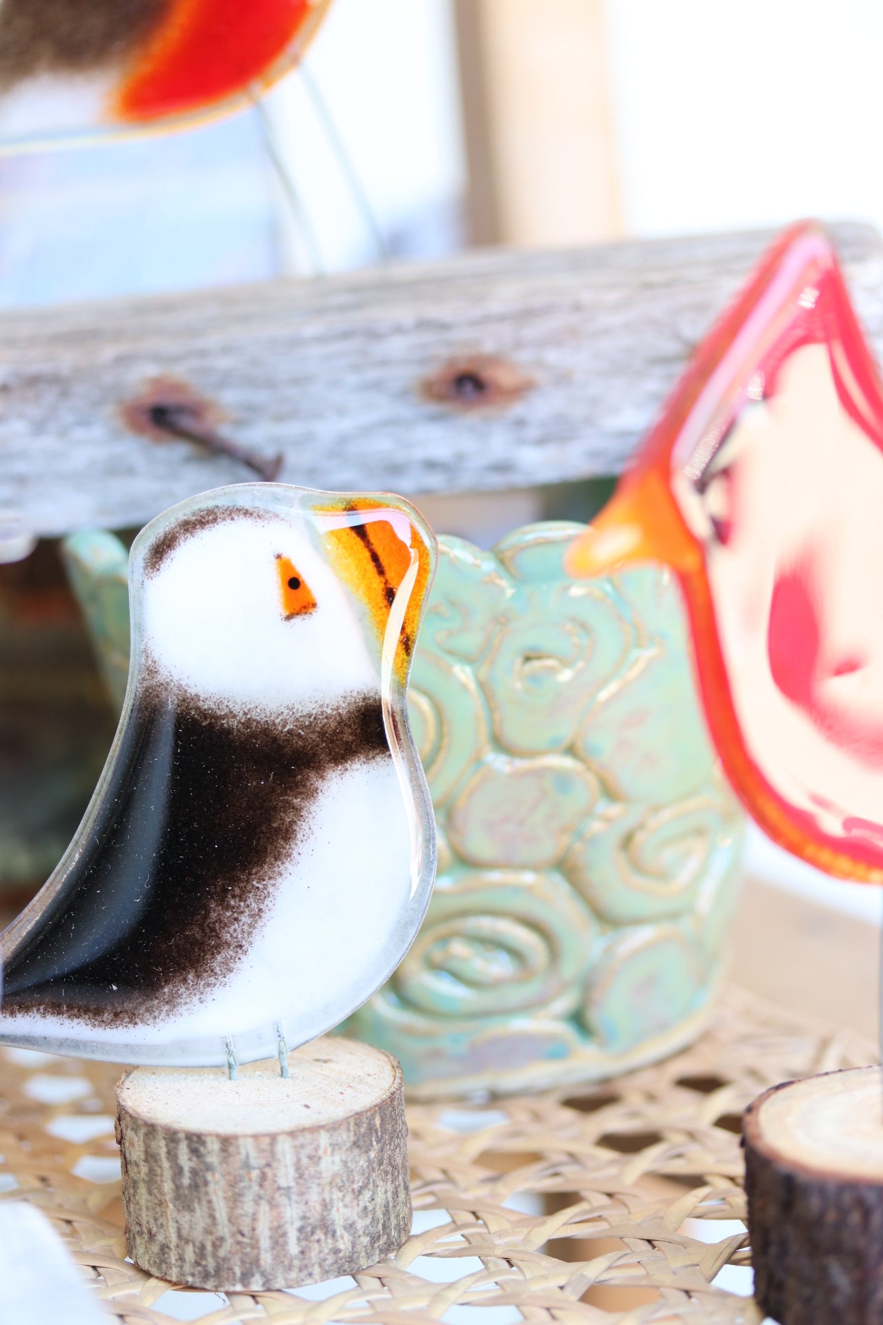 The Glass Bakery - Hanging and Perched Glass Birds