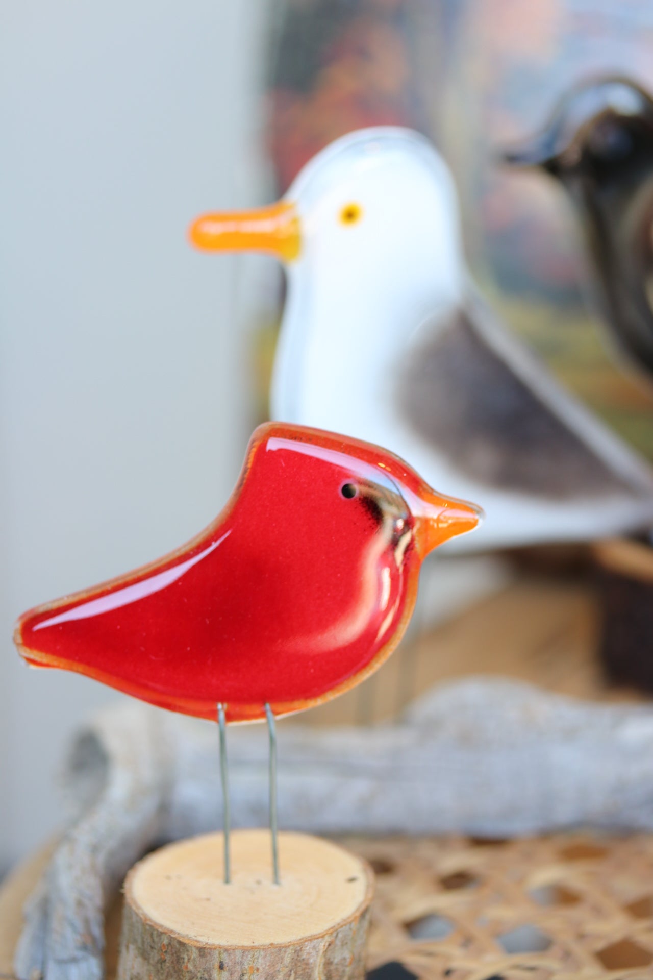 The Glass Bakery - Hanging and Perched Glass Birds