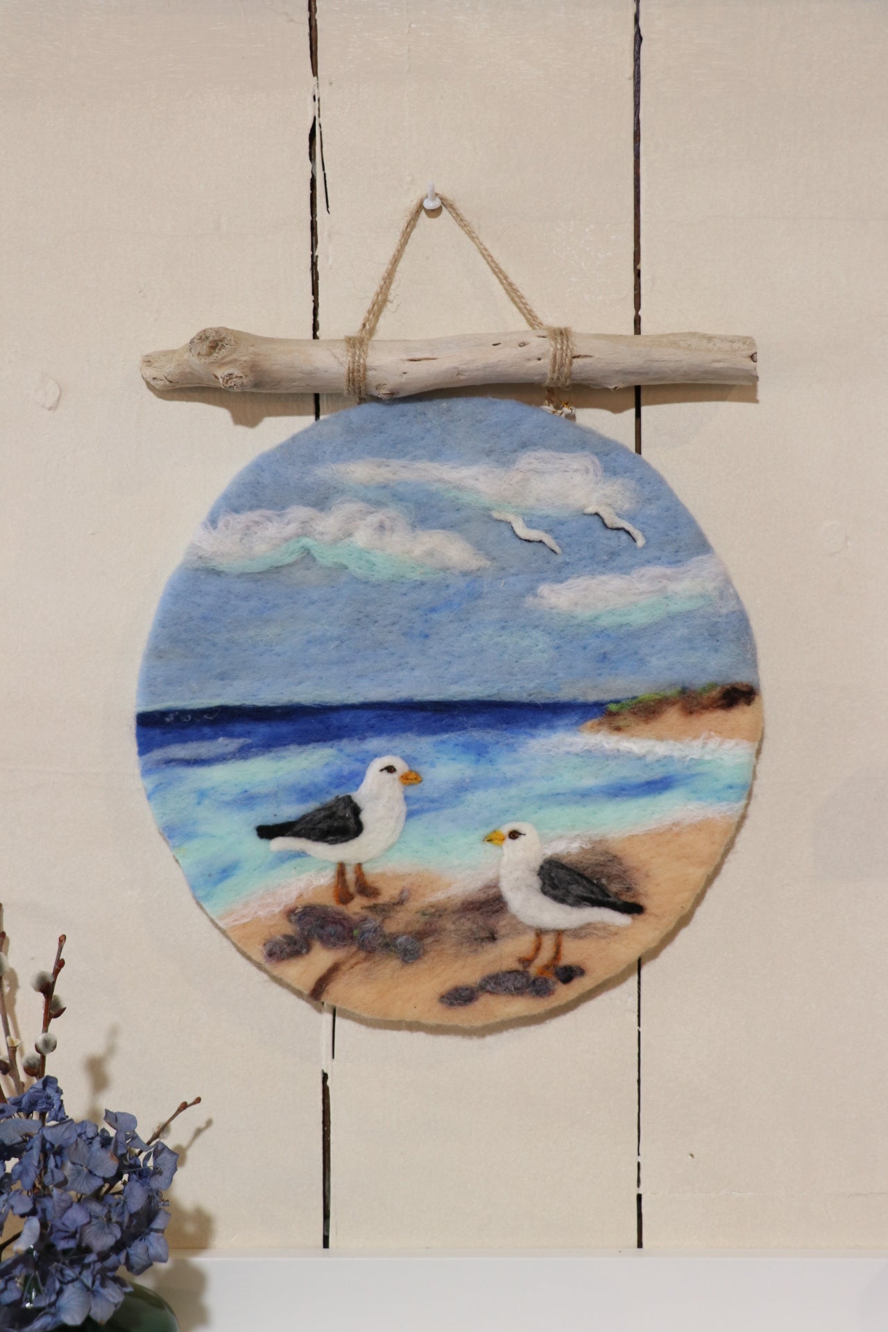 Magic of Wool - Seagull on Beach