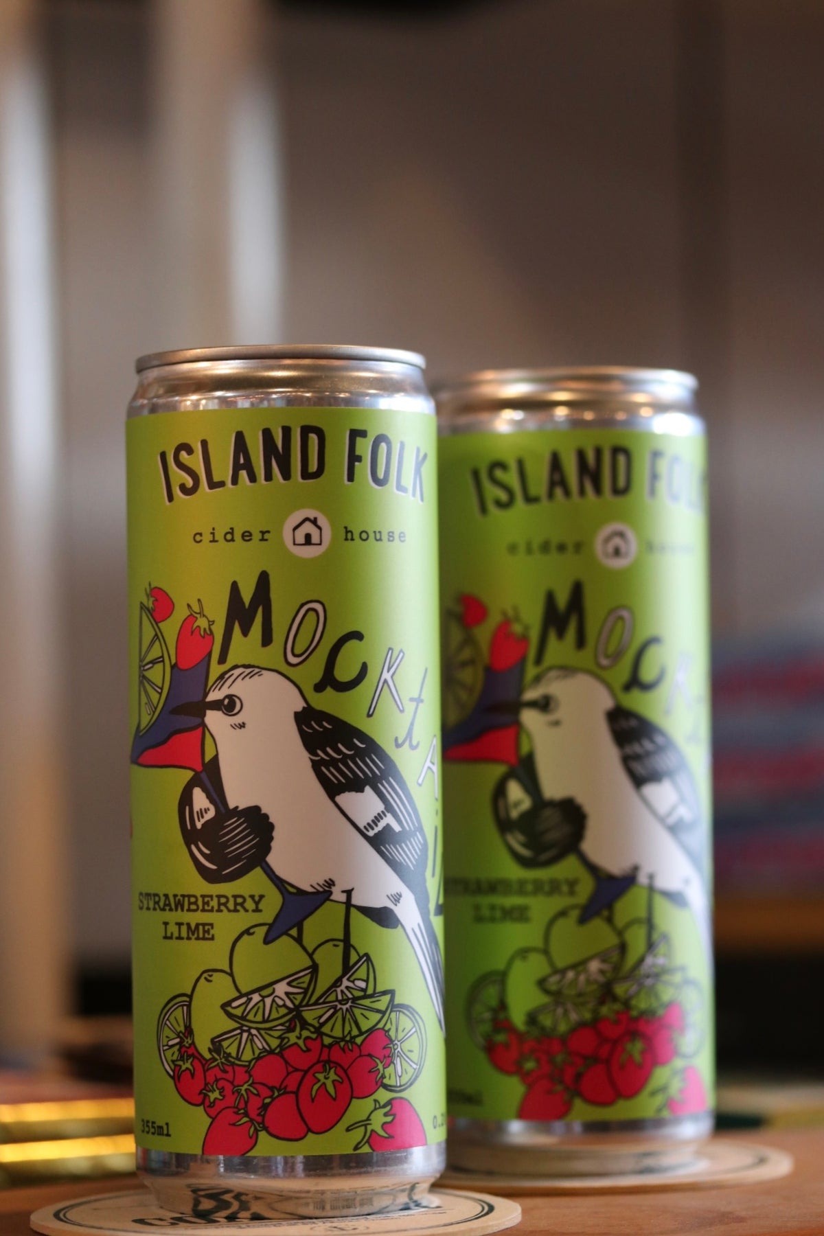 Island Folk Cider House - Strawberry Lime Mocktail