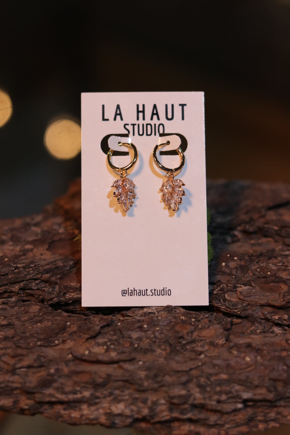 La Haut Studio - Gold Plated Dangle Earrings