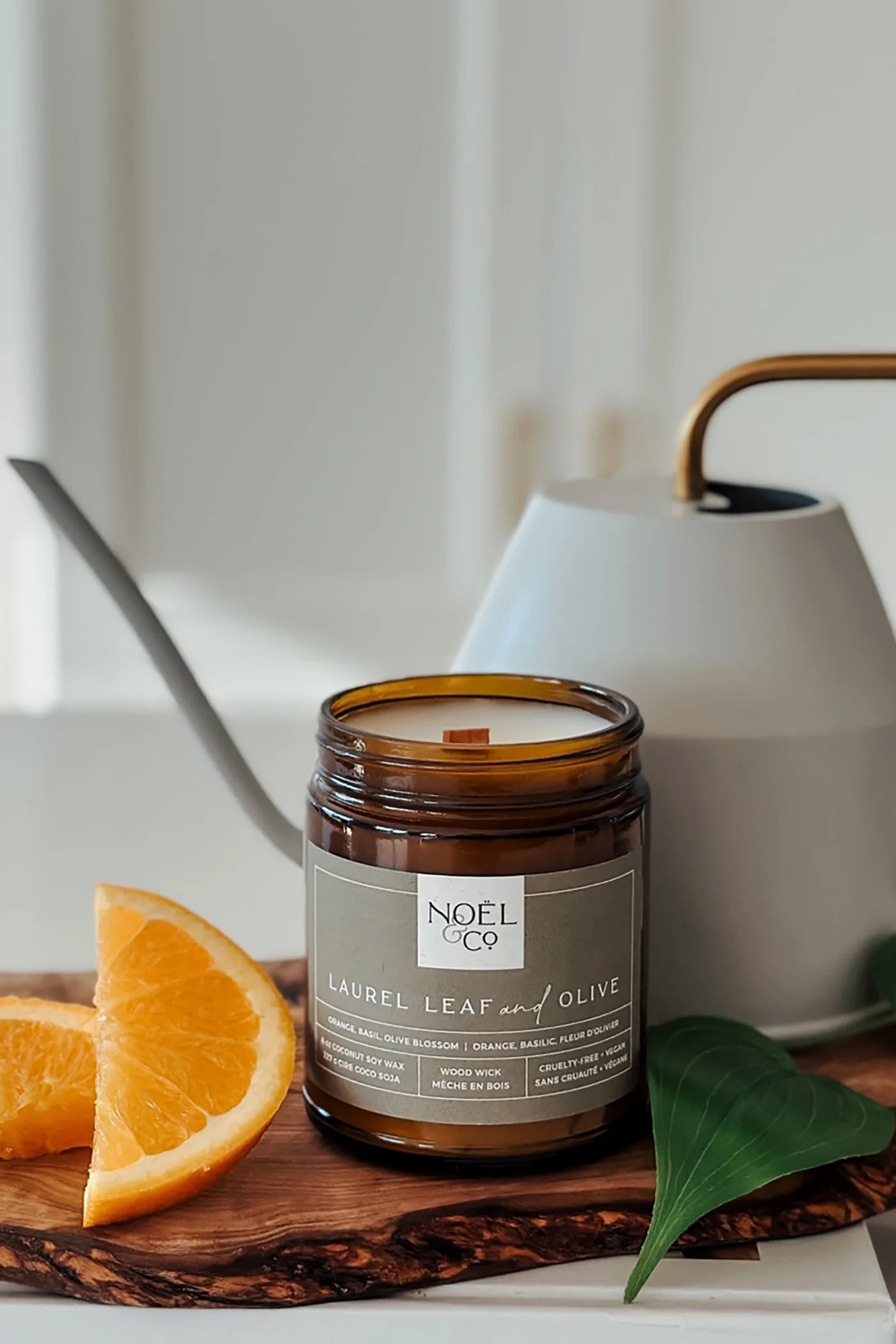 Laurel Leaf & Olive Candle - Noel & Co.