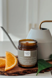 Laurel Leaf & Olive Candle - Noel & Co.