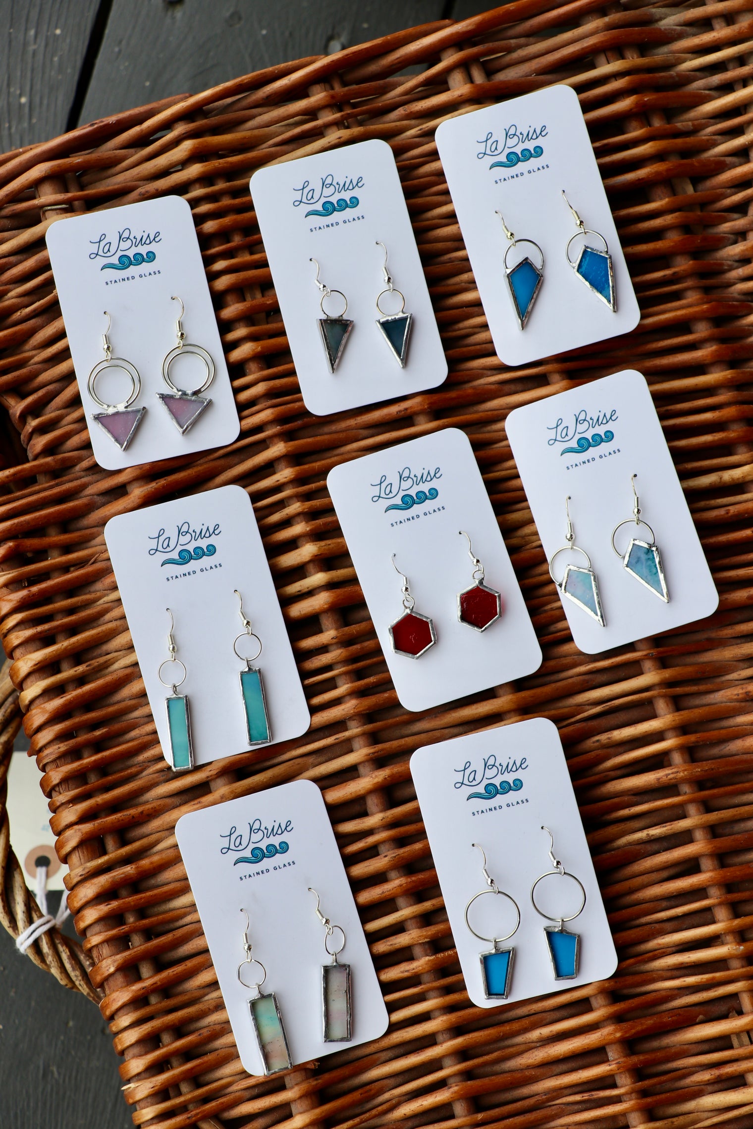 LaBrise Stained Glass - Suncatchers, Earrings, Mobiles, Jewelry Boxes