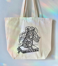 Karma Cat Tote Bag