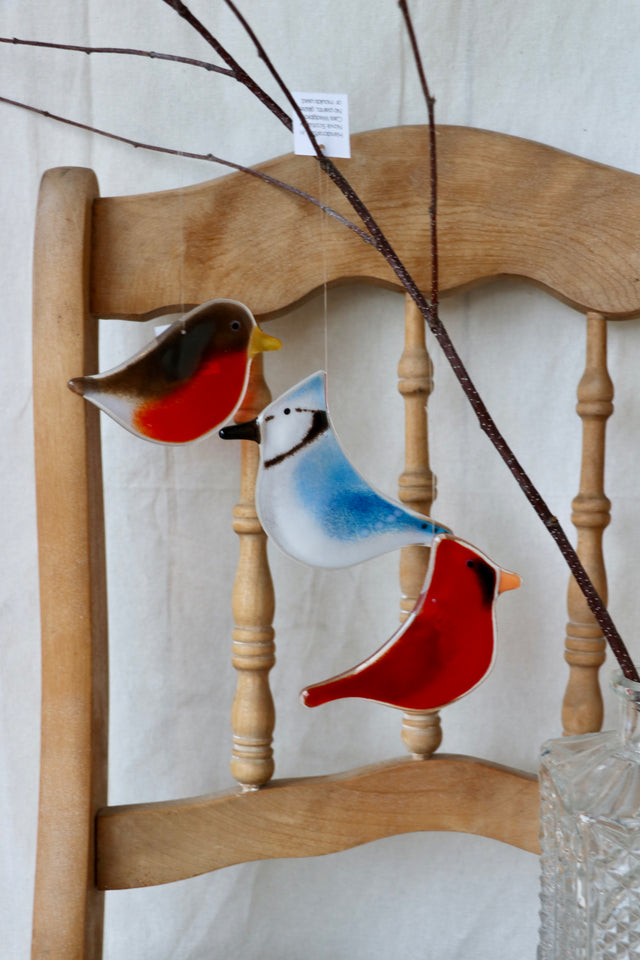 The Glass Bakery - Hanging and Perched Glass Birds