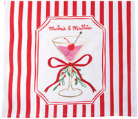 Danica - Mistletoe & Martinis Tea Towel