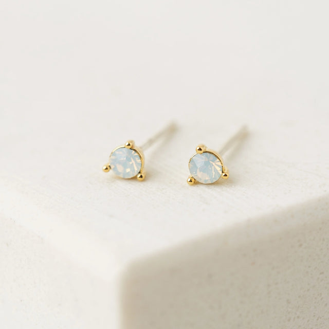 Kaleidoscope Birthstone Studs (Gold) - Lover's Tempo