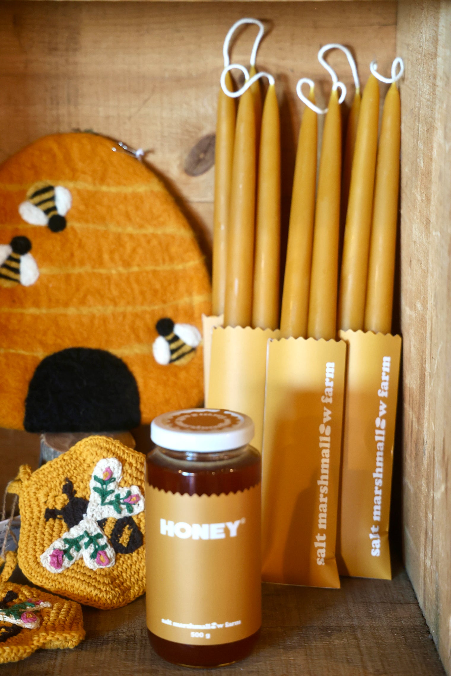 Everyday Beeswax Tapers