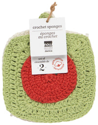 Danica - Tomato Crochet Sponges