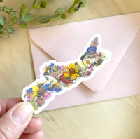 Seek & Bloom - Nova Scotia Pressed Flower Map - Sticker