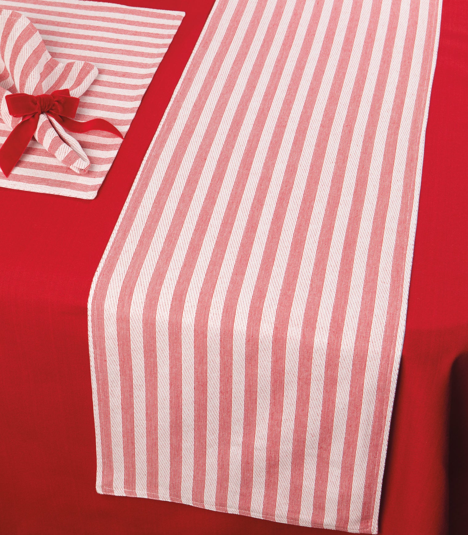 Danica - Peppermint Stripe Table Runner