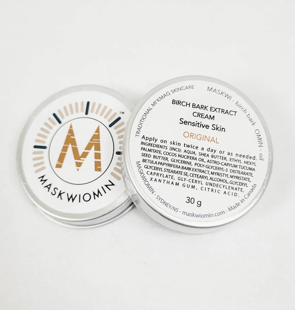 Maskwiomin - Mi'kmaq Birch Bark Cream