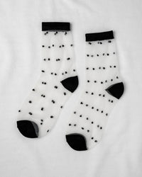 Sheer Dot Socks