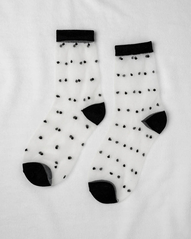 Sheer Dot Socks
