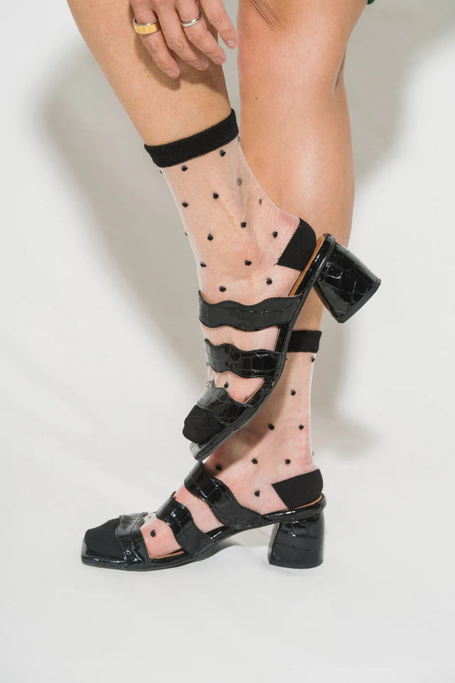Sheer Dot Socks