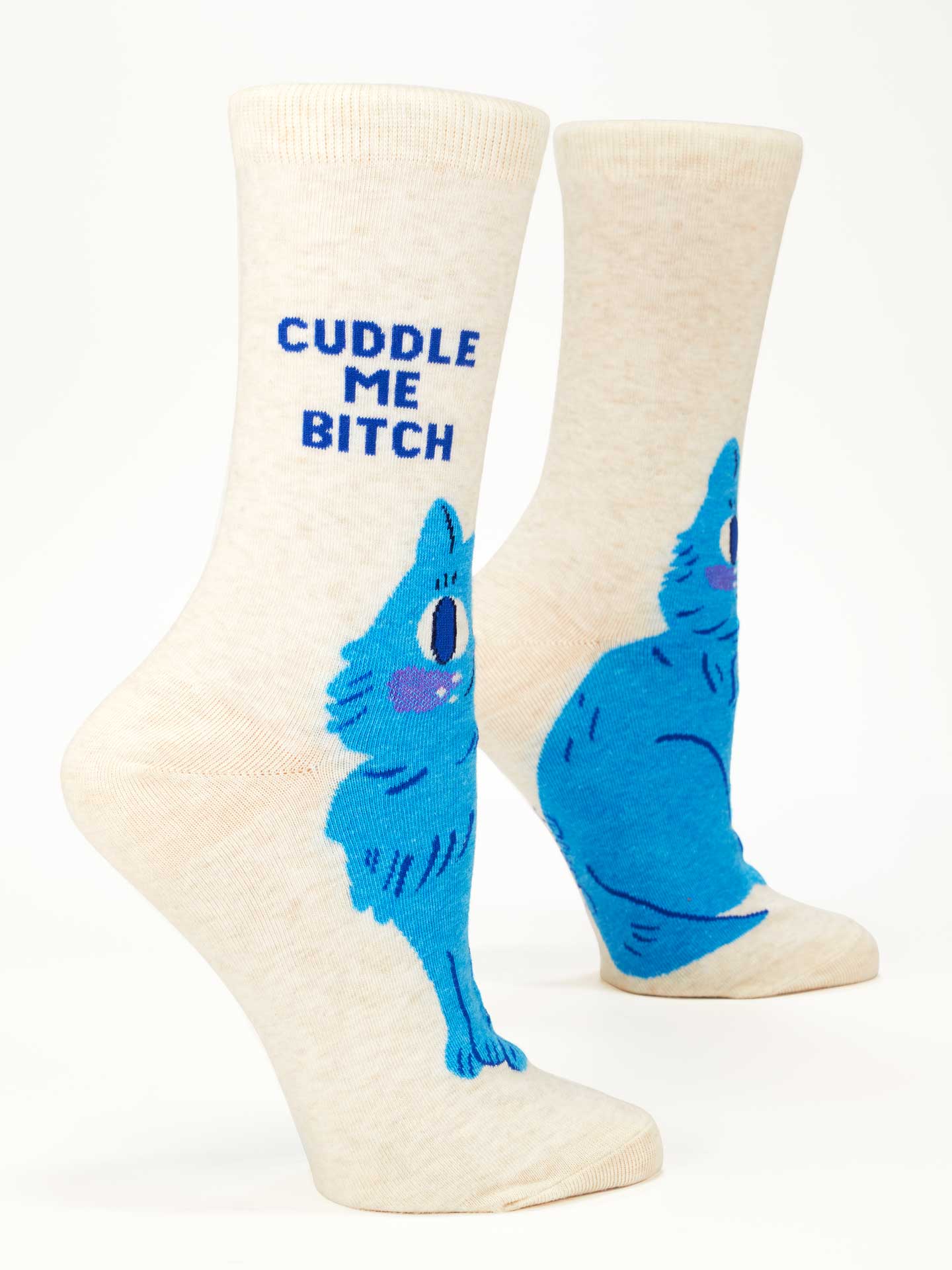 Cuddle Me Bitch - Women's Crew Socks