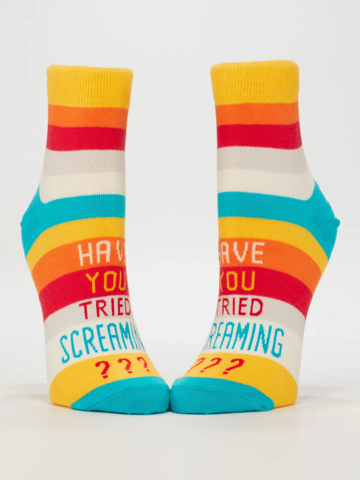 Have You Tried Screaming??? W-Ankle Socks
