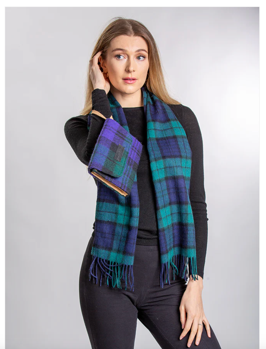 Patrick King Woollen Company - Black Watch Lambswool Scarf