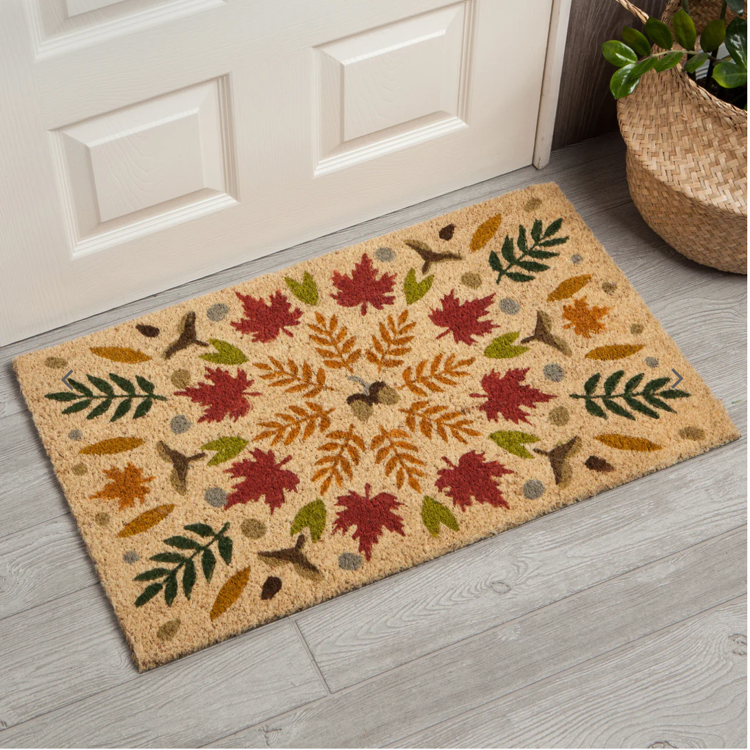 Fall Foliage Coir Fibre Doormat