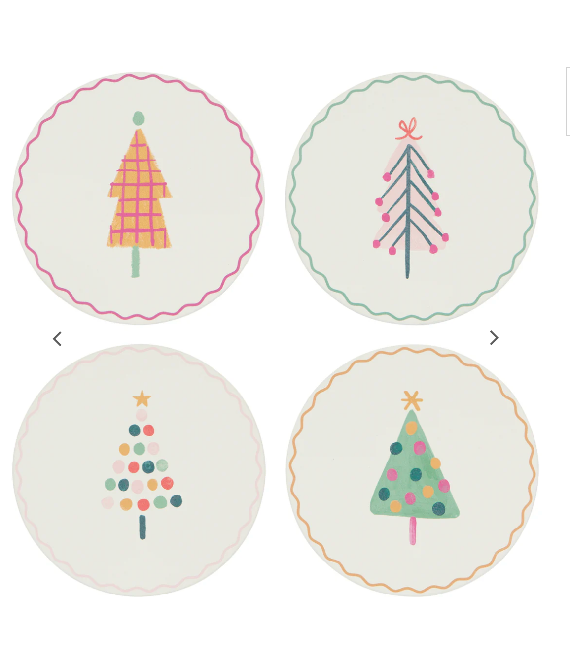 Glitzmas Soak Up Coasters Set of 4