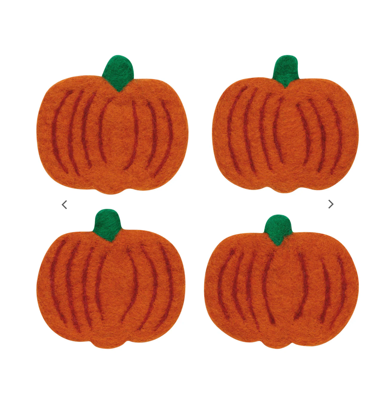 Hallows' Eve Halloween Felt Wool Coaster Set of 4