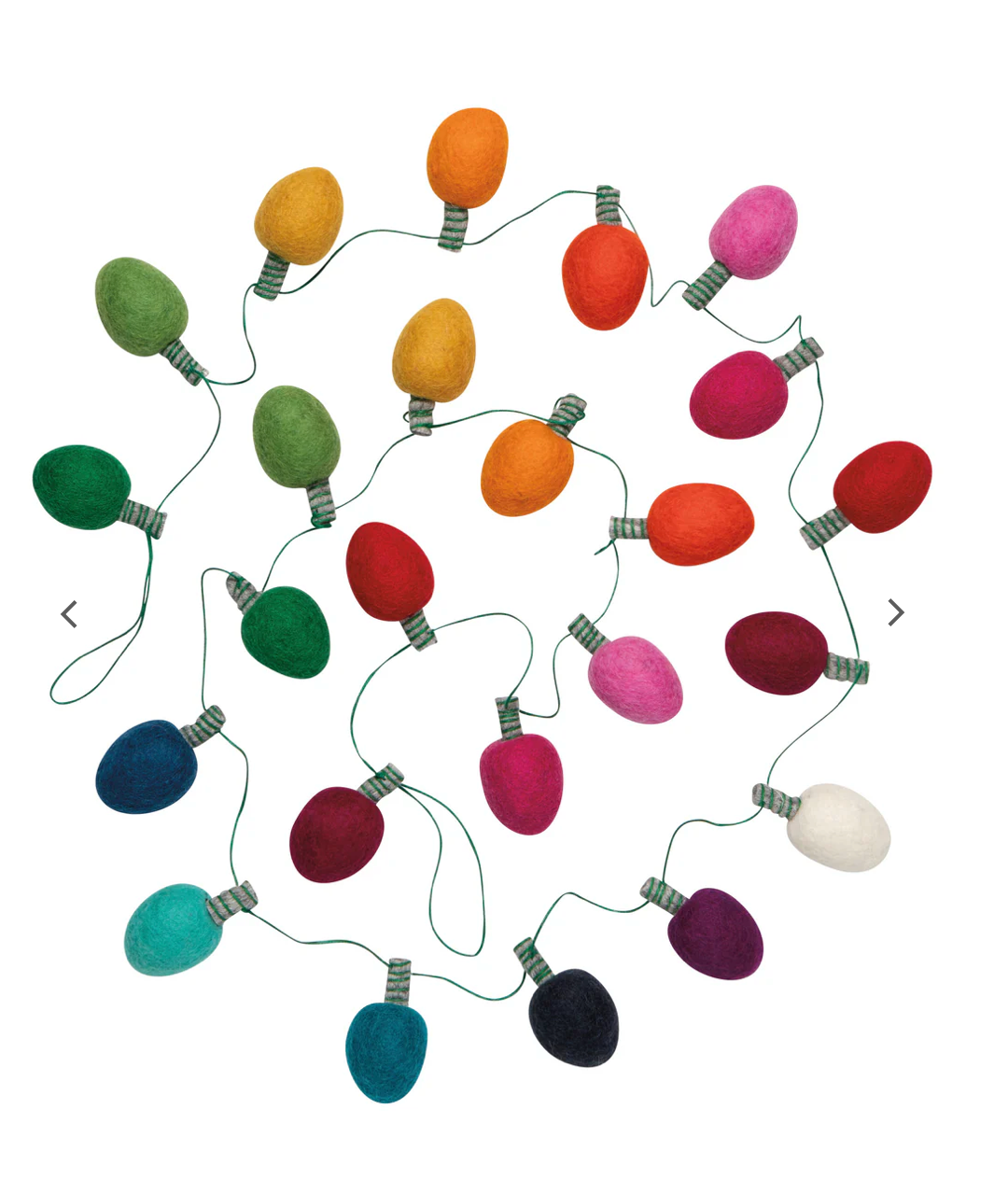 Spirits Bright Christmas Felt Garland