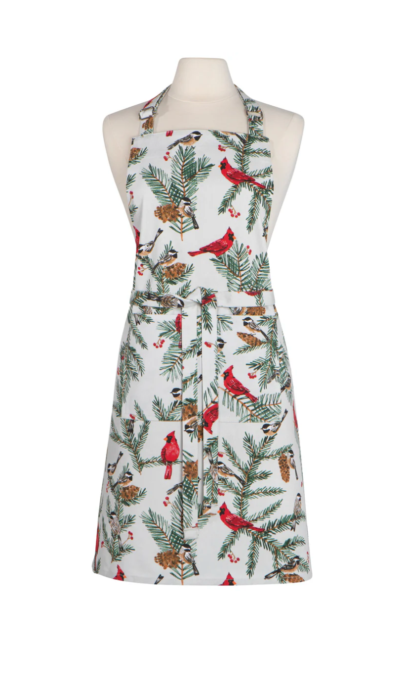 Birds & Boughs Christmas Chef Apron